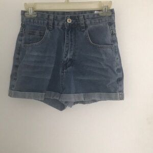 Size X-Small denim shorts